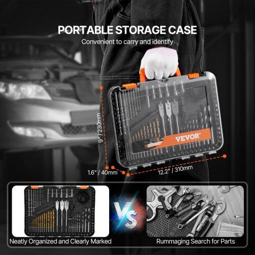 Vevor 100-Piece Drill & Screwdriver Set Multi-Purpose Case Cjzhqztz111pag8nyv0