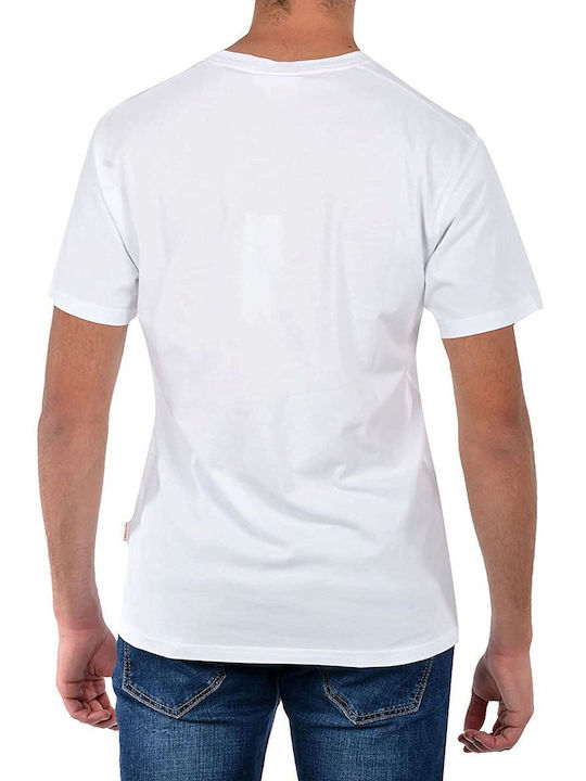 Short-sleeved Sundek Logo M026TEJ7853-WHITE Men's Blouse