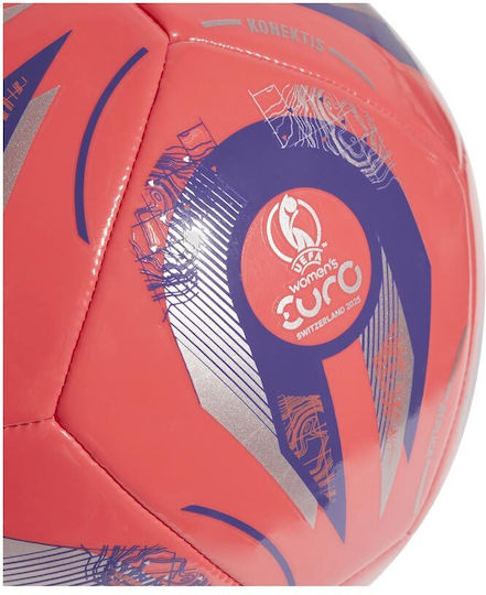 adidas Women's Euro25 Club Soccer Ball Red