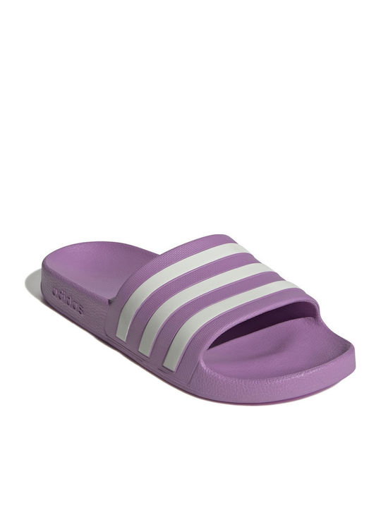 Adilette Слайдове в Лилав Цвят