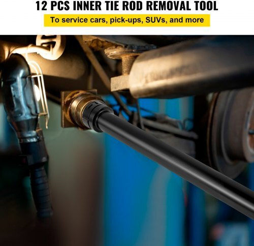 Vevor Inner Tie Rod Installation Removal Tool Set 13pcs 12 SAE & Metric Adapters Nhlggj12pc56r8rlvv0
