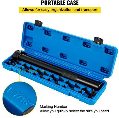 Vevor Inner Tie Rod Installation Removal Tool Set 13pcs 12 SAE & Metric Adapters Nhlggj12pc56r8rlvv0