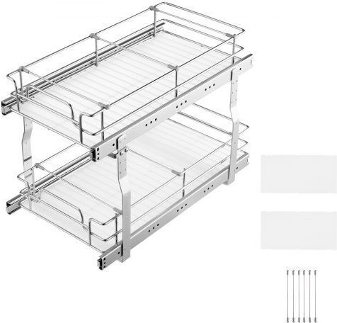Vevor Double Cabinet Organizer Drawer 12"x21" Fzslldggec12vmaa1v0