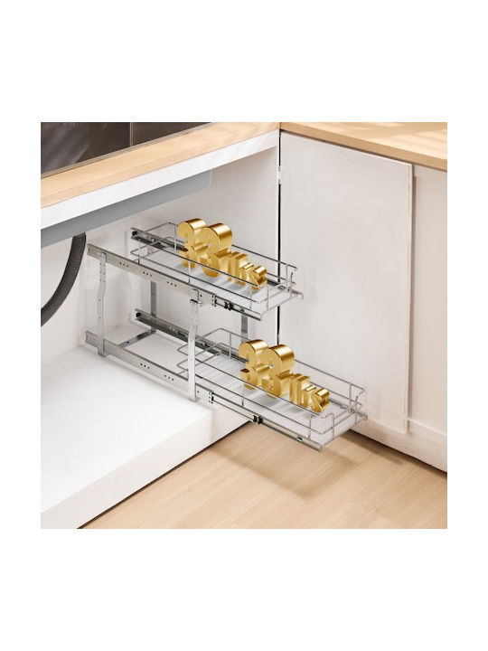Vevor Double Cabinet Organizer Drawer 8.5"x21" Fzslldggec8yyl3h6v0