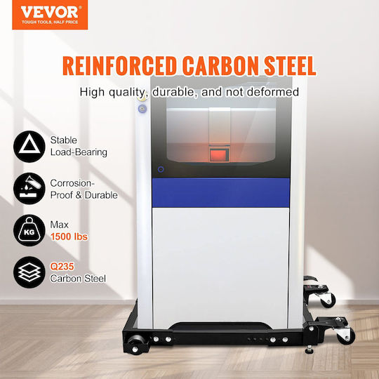 Vevor Mobile Base Heavy Duty Universal Stand 1500 Lb Χωρητικότητας Μηχανήματα Εργαλείων