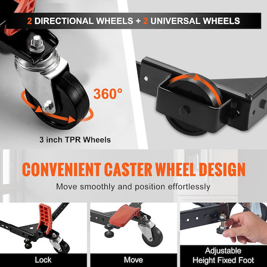 Vevor Mobile Base Heavy Duty Universal Stand 500 Lbs Χωρητικότητα Μηχανήματα Εργαλείων