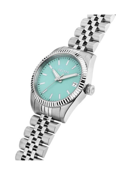 Sector Damen Uhr mit Silber Metallarmband