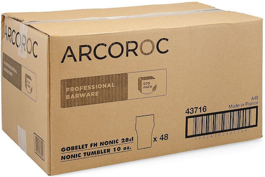 Arcoroc Nonic Glass Beer Glass 280ml