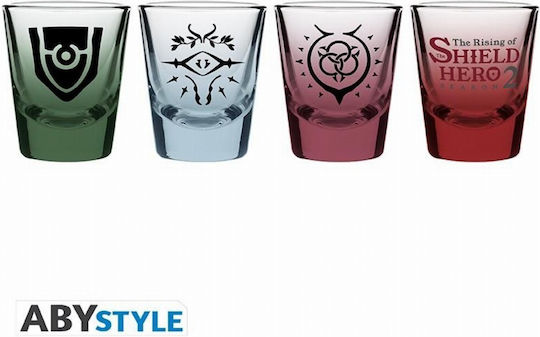 Abysse The Shield Hero Σφηνοπότηρα από Γυαλί 50ml 4τμχ