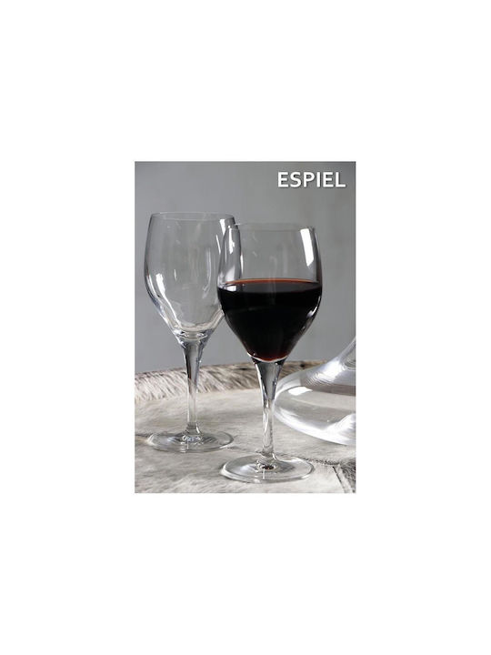 Espiel Nude Primeur Set of Glasses Water made of Glass Stemmed 425ml 6pcs