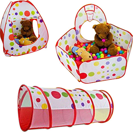 Loc de joacă pliabil pentru copii Action One 330x120x95 cm roz Loc de joacă pliabil pentru copii Action One 330x120x95 cm roz