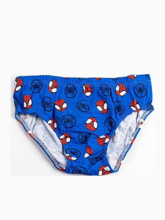 Disney Spiderman Σετ Παιδικά Βρακάκια Πολύχρωμο 3τμχ