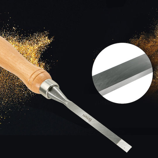 Vevor Wood Chisel Sets 12 Pcs Lathe Chisels 3-3/4 Inch 95mm Woodworking Chisels 9 Inch Wood Lathe Tools Wood Chisels Woodturning Tools Root Carving Furniture Carving Lathes Furniture Carving