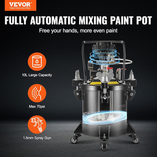 Vevor Air Spray Paint Gun Floating Tumbler 1.5mm