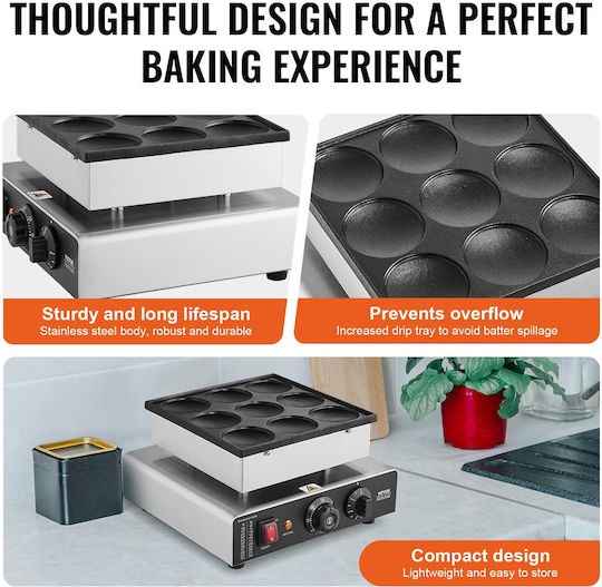 Vevor Commercial Pancake Waffle Maker SYJBJDP4KF0005ECEV2