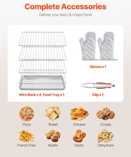 Vevor Electric Oven 2.8kW TMSSYKXDZS68LRPQPV2
