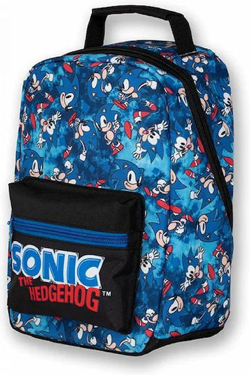 Bioworld Sonic Schulische Isothermische Hand-Lunch-Tasche Blau 21 x 17 x 32cm