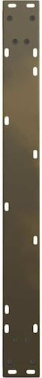 vidaXL Metallic Furniture Leg 2 Pieces Suitable for Table Coffee Table Office 80x72cm Brown