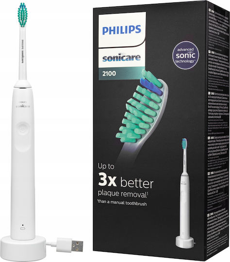 Philips Sonicare 2100 Electric Toothbrush with Timer White