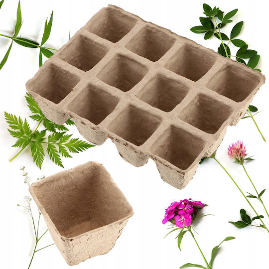 Kadax Peat Pots Seedlings 5.5cm 72pcs + 10x12pcs