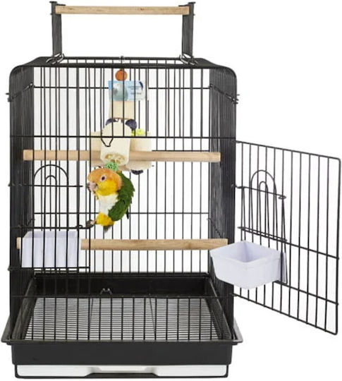 King Kong Cages Bird Cage 49x49x86cm. Black
