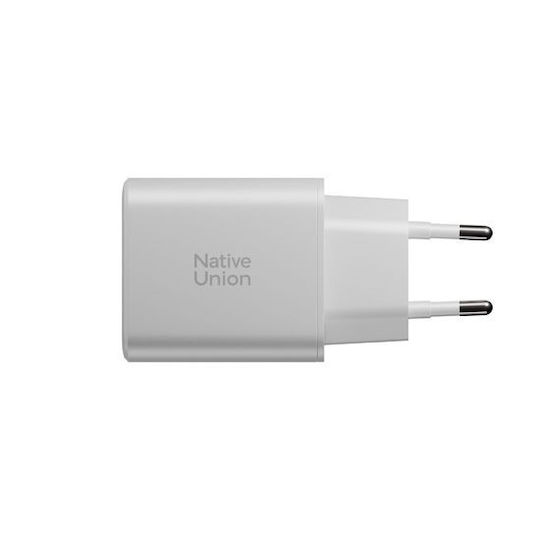 Native Union Зарядно без кабел GaN с USB-C порт 45W Power Delivery Бял (Fast)