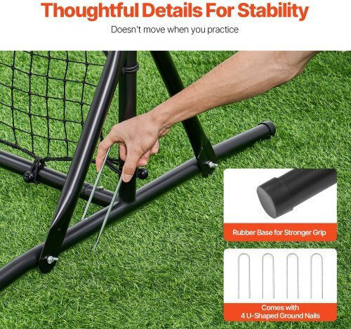 Vevor Football Training Ball Return Net 182.88x121.92cm