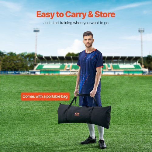 Vevor Plasă Recuperare Mingi pentru Antrenament Fotbal 213.36x213.36cm