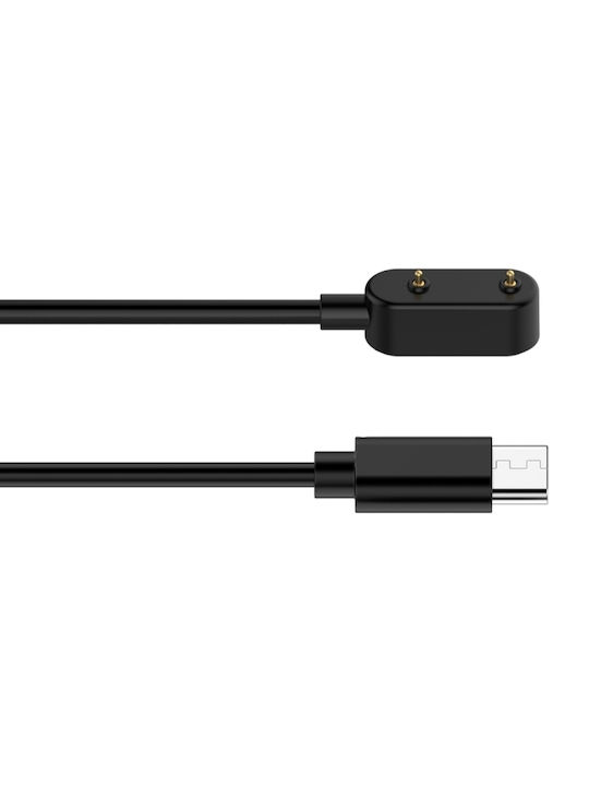 Кабел за зареждане на смарт часовник Samsung Galaxy Fit 3 Дължина 1м Порт: USB-C Type-C Черен