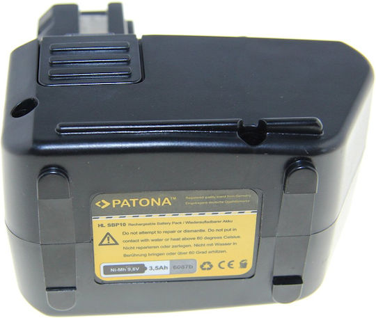 Patona Baterie Unealtă 9.6V cu Capacitate 3.5Ah