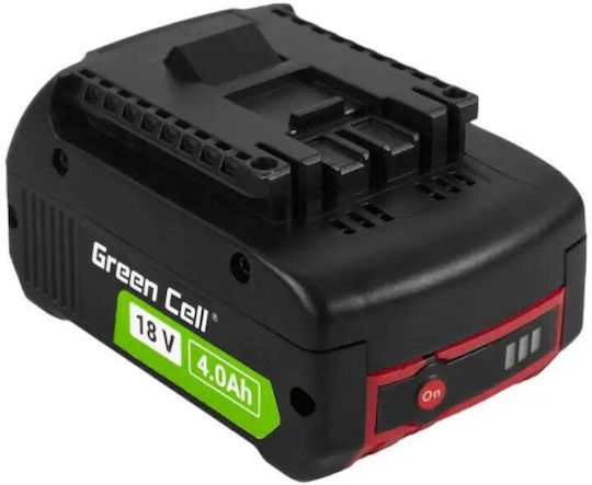 Green Cell Μπαταρία Εργαλείου 18V με Χωρητικότητα 4Ah