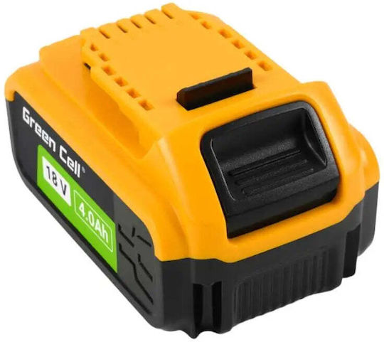 Green Cell Tool Battery 18V with Capacity 4Ah