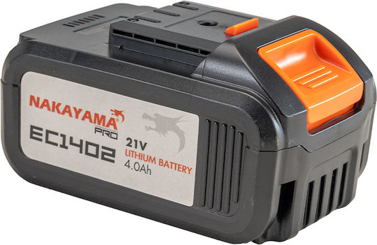 Nakayama Tool Battery Lithium 21V with Capacity 4Ah EC1402