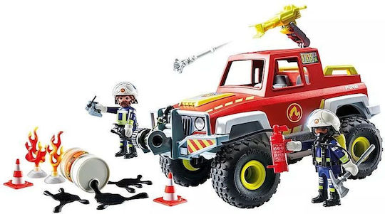 Playmobil Екшън герои Пожарна кола 4x4 за 4-10 години