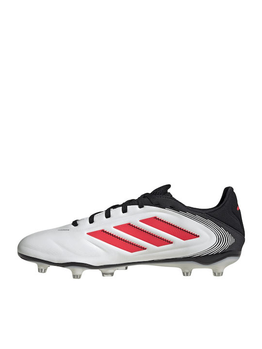 adidas Copa Pure.3 Pro FG Football Shoes with Cleats White