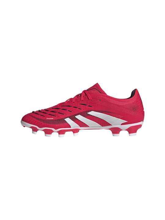 adidas Predator Pro MG Low Football Shoes with Cleats Red