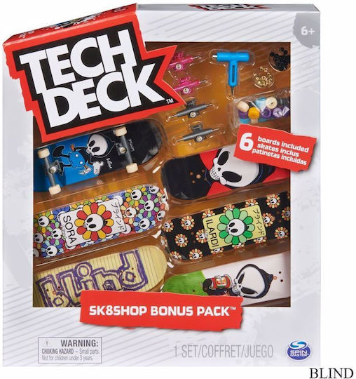 Techdeck TechDeck Sk8 Shop Bonus Pack για 6+ Ετών