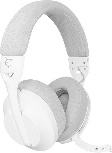 White Shark Falcon Wireless Over Ear Gaming Headset with Connection Bluetooth White