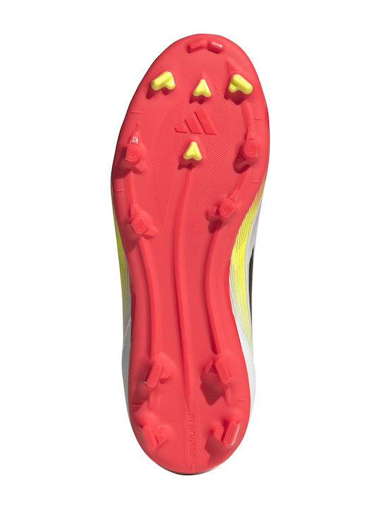 F50 League FG/MG Ghete De Fotbal Pentru Copii Cu Crampoane Albe