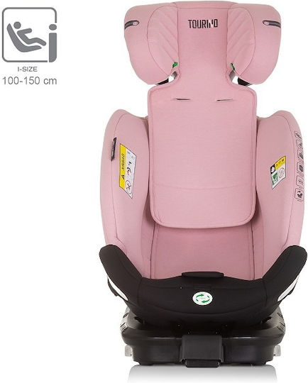 Chipolino Tourino Καθισματάκι Αυτοκινήτου i-Size με Isofix Flamingo 0-36 kg