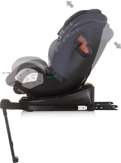 Chipolino Tourino Baby Car Seat i-Size with Isofix Grey Mix 0-36 kg