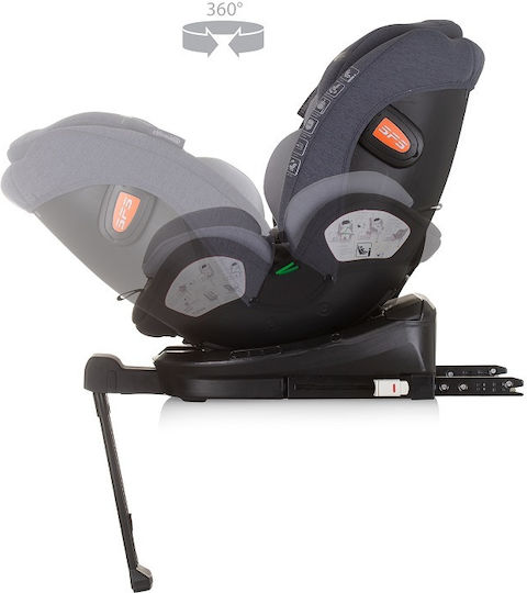 Chipolino Tourino Baby Car Seat i-Size with Isofix Grey Mix 0-36 kg