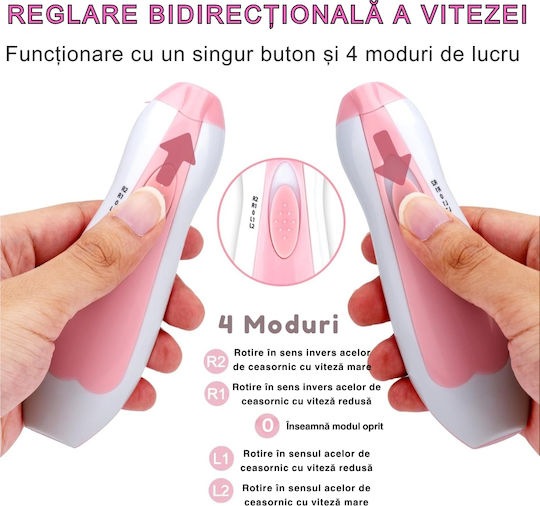 Pilă Electrică pentru Bebeluși Roz