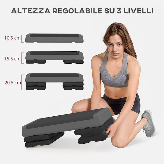 Sportnow Aerobic Stepper με Ρυθμιζόμενο Ύψος