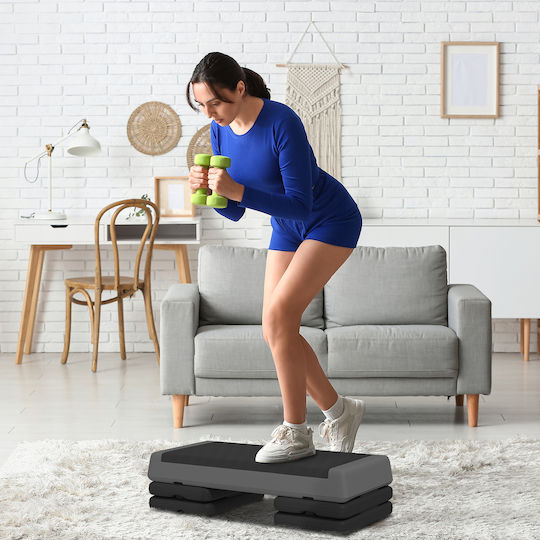 Sportnow Aerobic Stepper με Ρυθμιζόμενο Ύψος