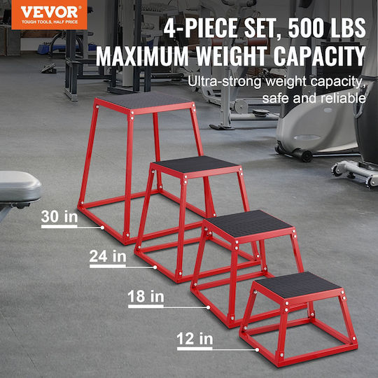 Vevor Vevor Plyometric Box Set 4 Pieces