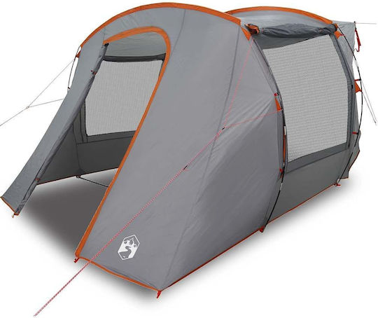 vidaXL Waterproof Camping Tent Car Gray