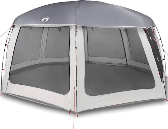 vidaXL Automatic Camping Tent Pop Up Gray 690x690cm