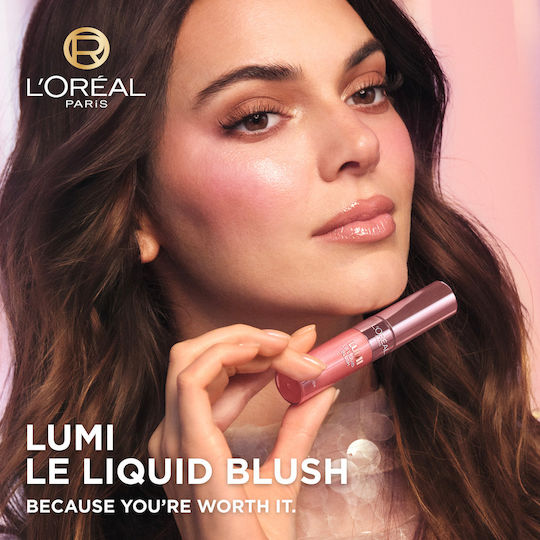 L'Oreal Paris Liquid Blush Lumi Le Liquid Blush 627 Warm Peach