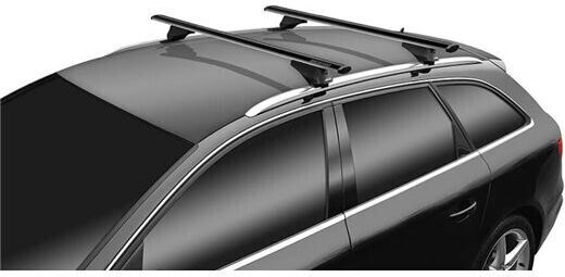 Menabo 135cm. pentru Volvo V90 2016+ (cu picioare pentru portbagaj de acoperiș și blocare) Negre